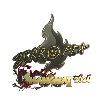 Sticker | zeRRoFIX (Gold) | Shanghai 2024 image 360x360