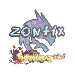 Sticker | zont1x (Holo) | Shanghai 2024