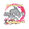 Sticker | zont1x (Glitter, Champion) | Shanghai 2024 image 120x120