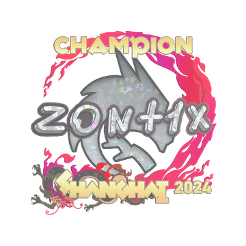 Sticker | zont1x (Glitter, Champion) | Shanghai 2024 image 360x360