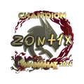 Sticker | zont1x (Gold, Champion) | Shanghai 2024 image 120x120