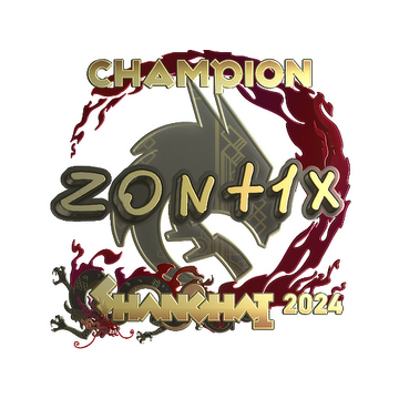 Sticker | zont1x (Gold, Champion) | Shanghai 2024 image 360x360