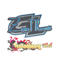 Sticker | ztr (Glitter) | Shanghai 2024