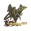 Sticker | ZywOo (Gold) | Shanghai 2024 image 120x120