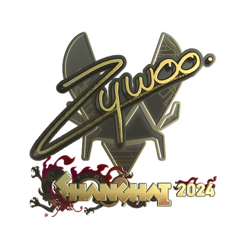 Sticker | ZywOo (Gold) | Shanghai 2024 image 360x360