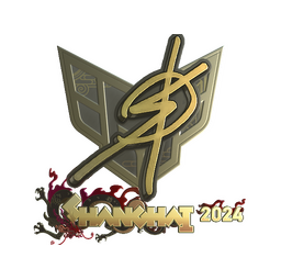 Sticker | degster (Gold) | Shanghai 2024