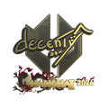 Sticker | decenty (Gold) | Shanghai 2024 image 120x120