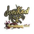 Sticker | donk (Gold) | Shanghai 2024 image 120x120