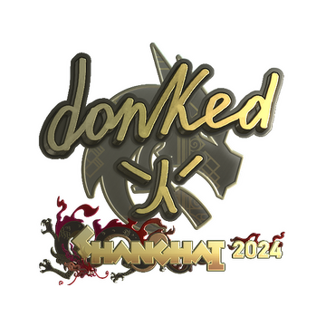 Sticker | donk (Gold) | Shanghai 2024 image 360x360