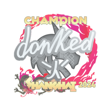 Sticker | donk (Champion) | Shanghai 2024 image 360x360