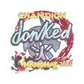 Sticker | donk (Holo, Champion) | Shanghai 2024 image 120x120