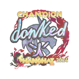 Sticker | donk (Holo, Champion) | Shanghai 2024