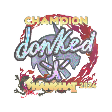 Sticker | donk (Holo, Champion) | Shanghai 2024 image 360x360