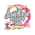 Sticker | donk (Glitter, Champion) | Shanghai 2024 image 120x120