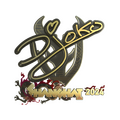 Sticker | Djoko (Gold) | Shanghai 2024 image 120x120