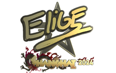 Sticker | EliGE (Gold) | Shanghai 2024