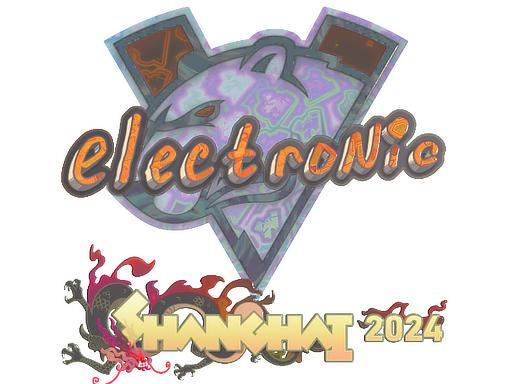 Samolepka | electronic (Holo) | Shanghai 2024
