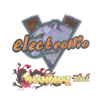 Sticker | electronic (Holo) | Shanghai 2024 image 360x360