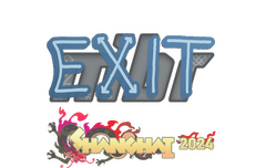 Sticker | exit | Shanghai 2024