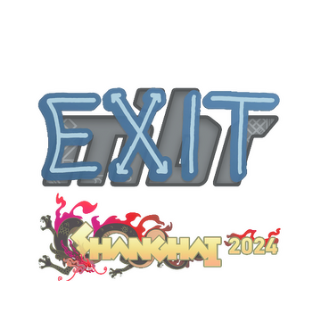 Sticker | exit | Shanghai 2024 image 360x360