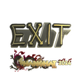 Sticker | exit (Gold) | Shanghai 2024 image 120x120