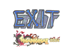 Sticker | exit (Holo) | Shanghai 2024