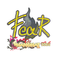 Sticker | fEAR (Glitter) | Shanghai 2024 image 120x120