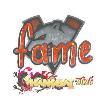 Sticker | fame (Glitter) | Shanghai 2024 image 360x360