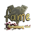 Sticker | fame (Gold) | Shanghai 2024 image 120x120