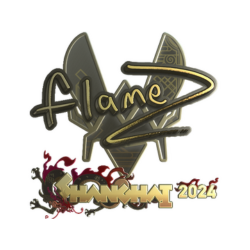 Sticker | FlameZ (Gold) | Shanghai 2024 image 360x360