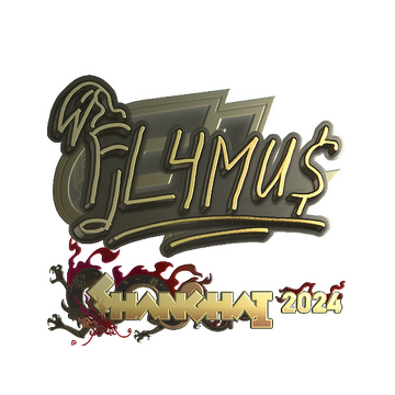 Sticker | FL4MUS (Gold) | Shanghai 2024 image 360x360