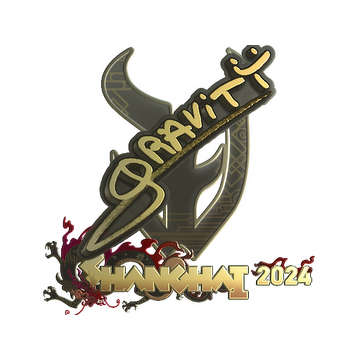 Sticker | Graviti (Gold) | Shanghai 2024 image 360x360