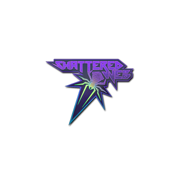 Sticker | Shattered Web image 360x360