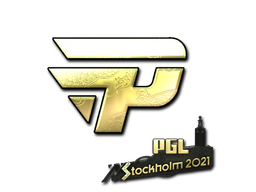 Naklejka | paiN Gaming (złota) | Sztokholm 2021