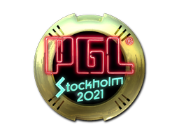 Abțibild | PGL (Auriu) | Stockholm 2021