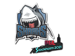 Αυτοκόλλητο | Sharks Esports | Στοκχόλμη 2021