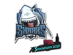 Klistermærke | Sharks Esports (Folie) | Stockholm 2021