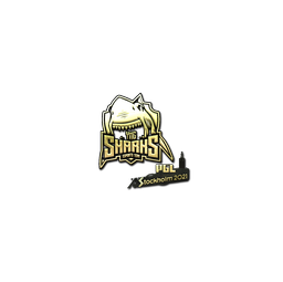 Sticker | Sharks Esports (Gold) | Stockholm 2021