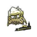 Sticker | Sharks Esports (Gold) | Stockholm 2021 image 120x120