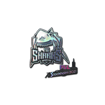 Sticker | Sharks Esports (Holo) | Stockholm 2021 image 360x360
