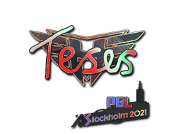 Стикер | TeSeS (холограмен) | Stockholm 2021