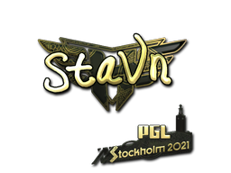 Sticker | stavn (Gold) | Stockholm 2021