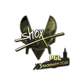 Sticker | shox (Gold) | Stockholm 2021 image 120x120