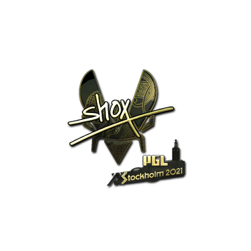 Sticker | shox (Gold) | Stockholm 2021 image 360x360