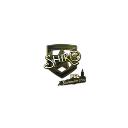 Sticker | sh1ro (Gold) | Stockholm 2021