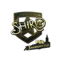 Sticker | sh1ro (Gold) | Stockholm 2021 image 120x120