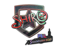 ステッカー | sh1ro (ホログラム) | Stockholm 2021