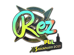 ステッカー | REZ (ホログラム) | Stockholm 2021