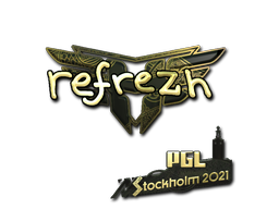 Sticker | refrezh (Gold) | Stockholm 2021