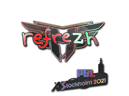 Aufkleber | refrezh (Holo) | Stockholm 2021